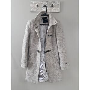 Ivanka Trump Beige Tweed Gorgeous Wool Blend Peacoat